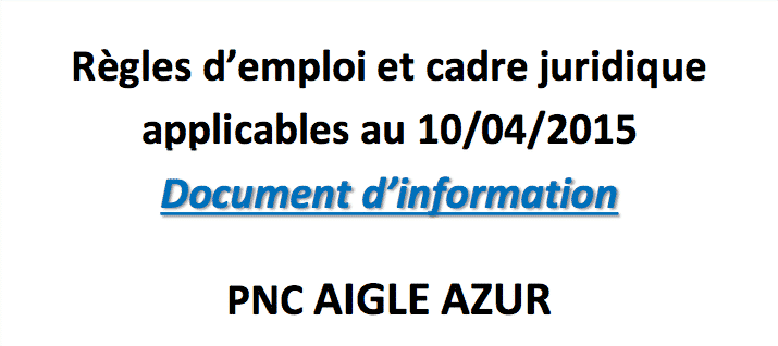 You are currently viewing Document d’information : Règles d’emploi et cadre juridique applicables