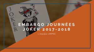 Lire la suite à propos de l’article Embargo journées JOKER 2017/2018