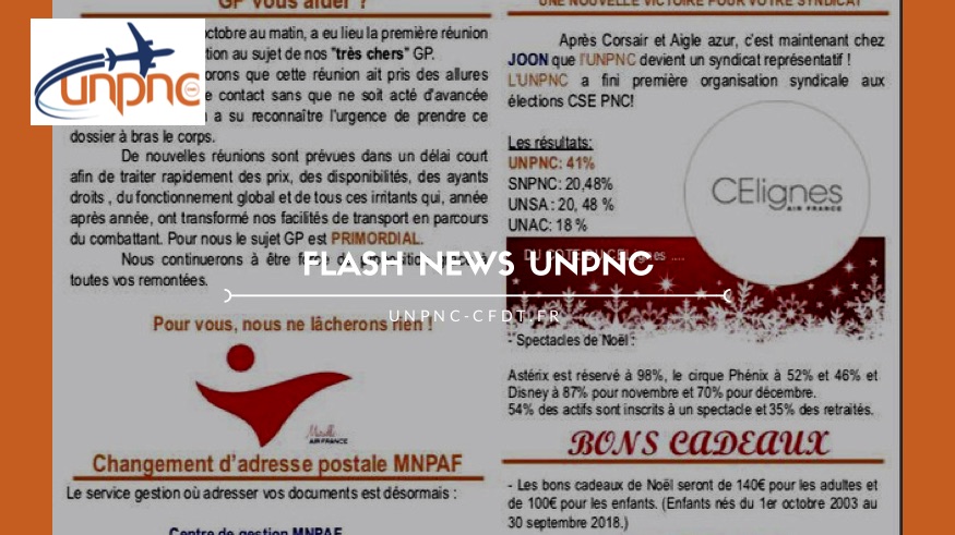 You are currently viewing Flash news UNPNC