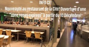 Lire la suite à propos de l’article Info CE: ouverture de la « zone repas express »