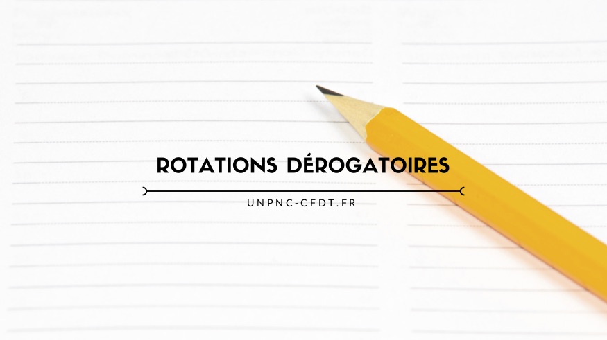 You are currently viewing Rotations dérogatoires