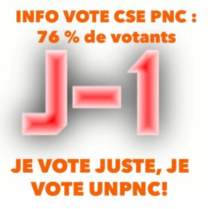 Lire la suite à propos de l’article ? INFO VOTE CSE: 76% DE VOTANTS ? ‼️ J-1 AVANT LA CLÔTURE DES VOTES ‼️