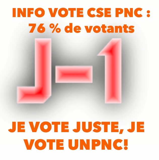 You are currently viewing ? INFO VOTE CSE: 76% DE VOTANTS ? ‼️ J-1 AVANT LA CLÔTURE DES VOTES ‼️