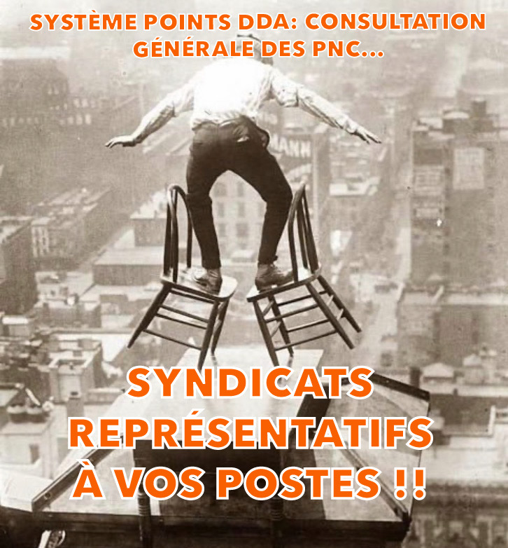 You are currently viewing ?SYSTÈME POINTS DDA: CONSULTATION GÉNÉRALE DES PNC: SYNDICATS REPRÉSENTATIFS À VOS POSTES❗️