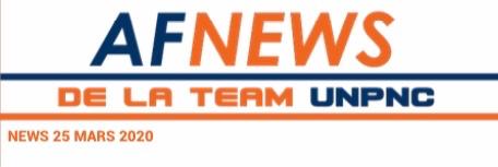 You are currently viewing ? AF NEWS DE LA TEAM UNPNC DU 25 MARS 2020❗