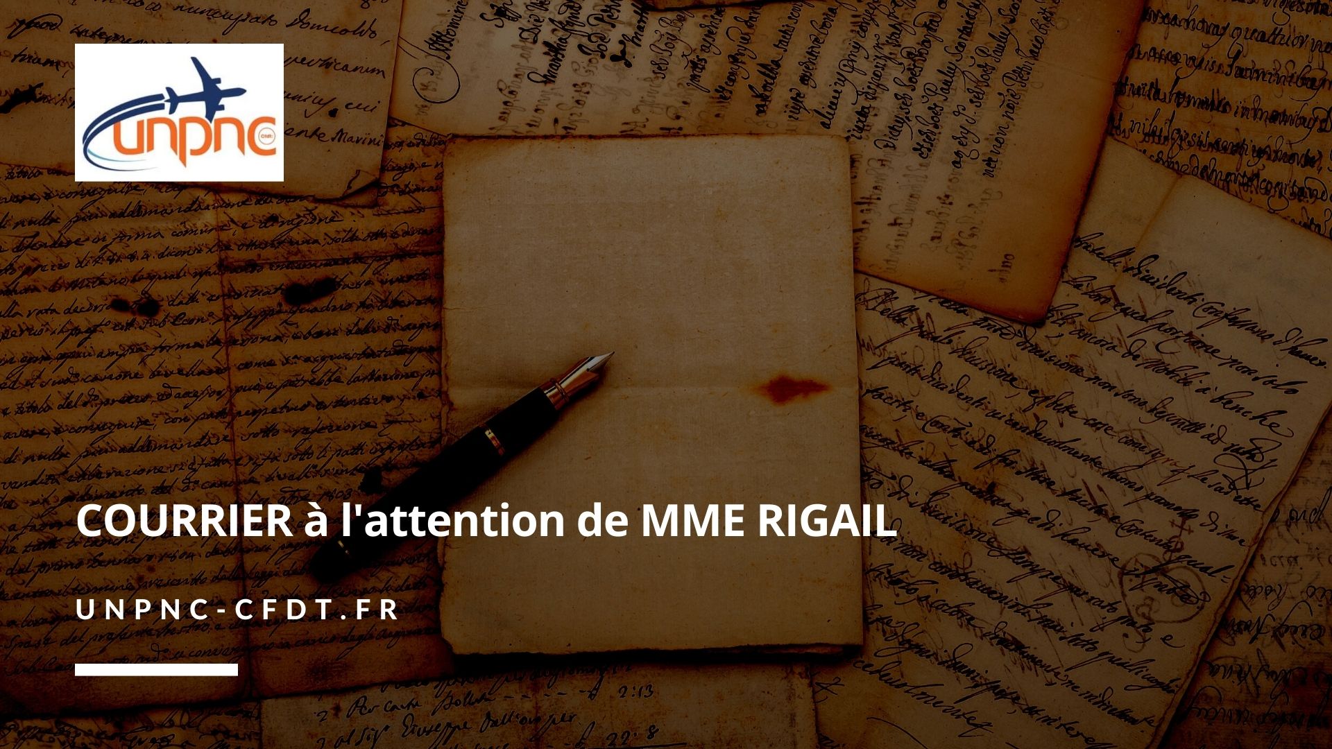 You are currently viewing COURRIER à l’attention de MME RIGAIL sur Les Mesures d’adaptations de service sur le réseau Court et Moyen Courrier