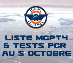 Lire la suite à propos de l’article 📌 LISTE MCPT4 ET TESTS PCR AU 5 OCTOBRE 2021 ❗️